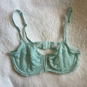 Light Mint Lace Auden Bra - 36C